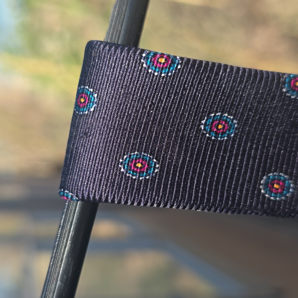 Robert Talbott Hand Sewn Black Patterned Men's Ti… - image 5